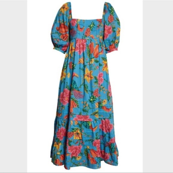 Farm Rio Toucans Midi Dress - Picture 4 of 6